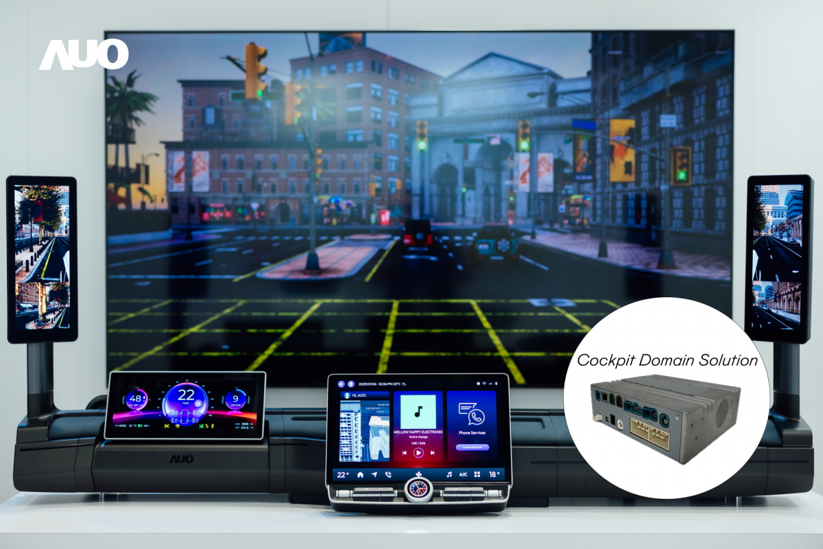 友達「智慧座艙域控解決方案」可做為車內運算的核心平台，驅動創新人機介面與豐富的座艙應用，獲得台灣精品標誌肯定